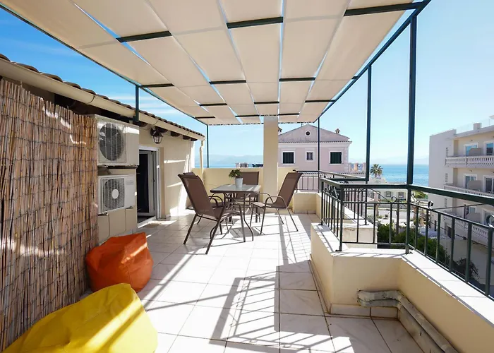 Anemomilos Sea View Penthouse Apartment Corfu (city)